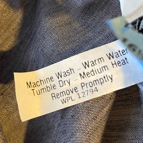 Women's Vintage Rich Lady Dress Gray W/ Pockets - Picture 3 of 4